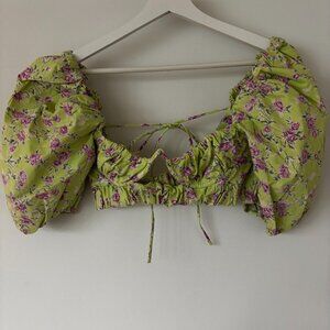 Zara Floral Top sz XS/S